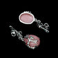 Ohrringe Libelle Opal rosa 925 Silber 585 Weißgold vergoldet Silber - INARA