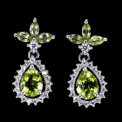 Peridot Ohrringe Silber - INARA